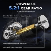 KastKing Spartacus II Plus 3000 Spinning Reel – IPX5 Waterproof Fishing Reel, 22LB Drag, 5.2:1 Gear Ratio