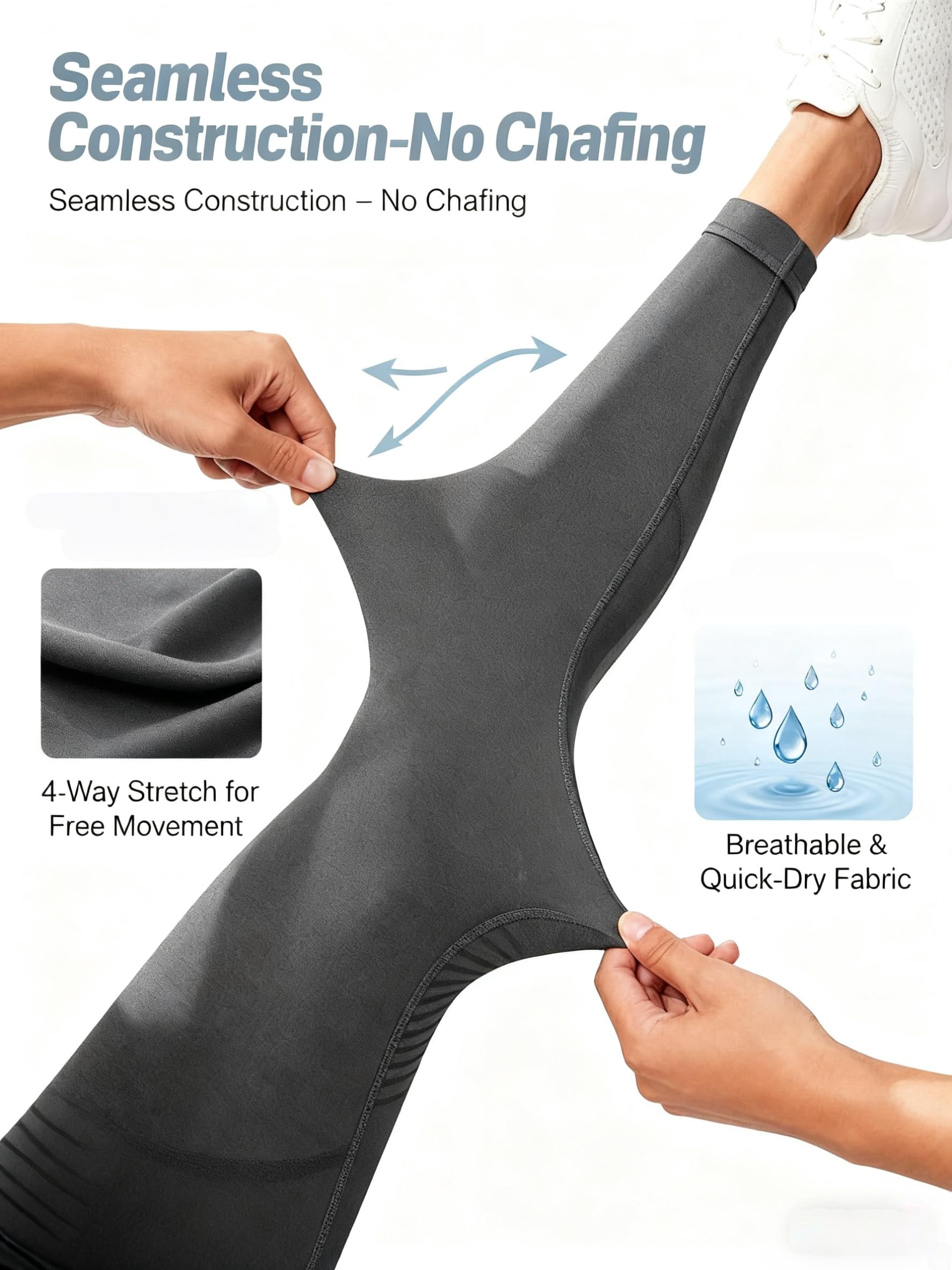Vitaliana Leggings, 3D Cellulite Leggings for Women, High Waist Compression Leggings for Women, Yoga, Gym, Workout