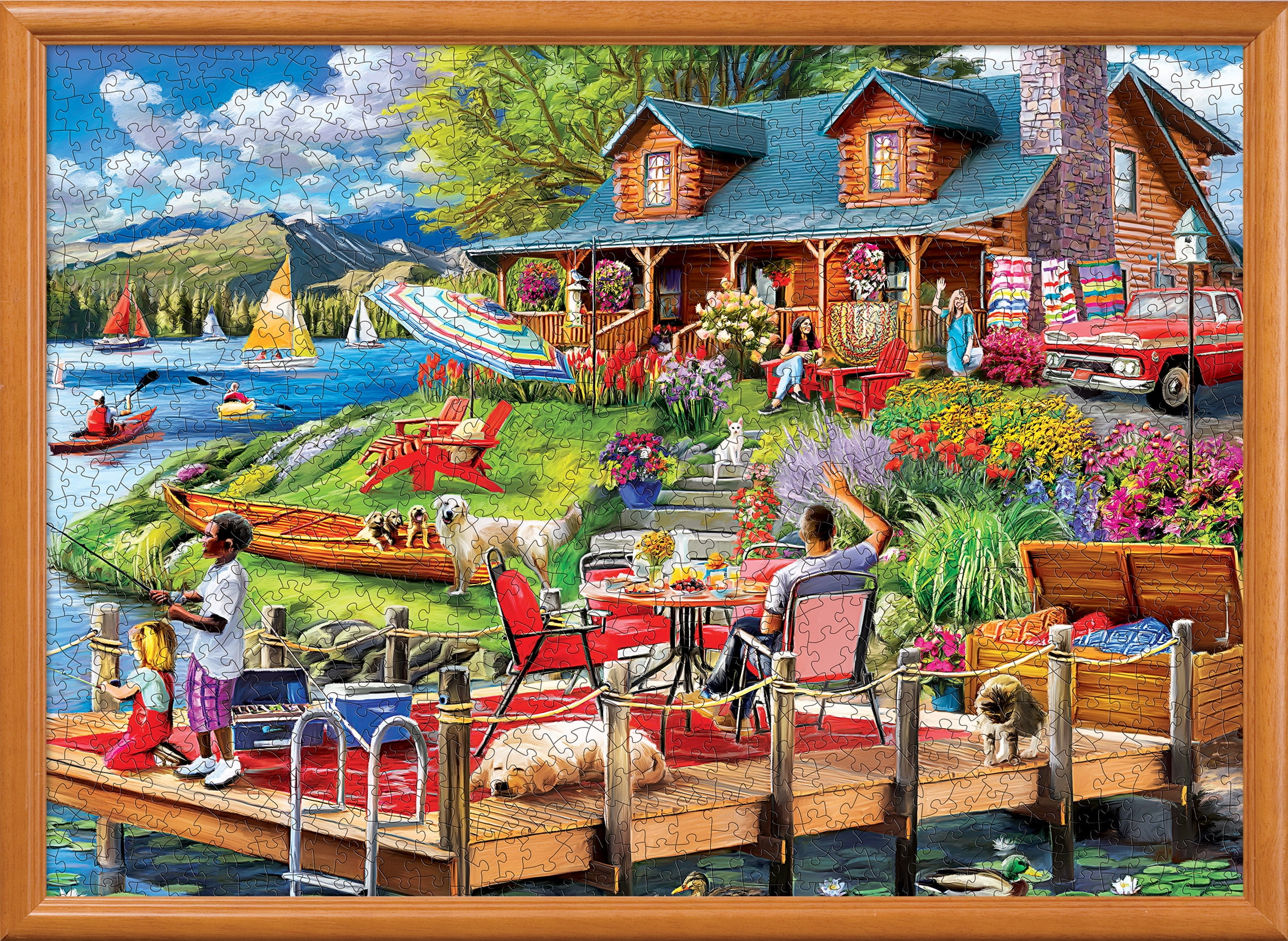 Lazy Days - The Secluded Cabin 1000 Piece Puzzle