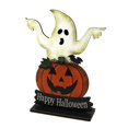 thumbnail image 1 of Letrero colgante de madera para Halloween, colgante para pared y ventana, letrero de madera para casa encantada, patio, decoración de fiesta en casa, 1 of 5