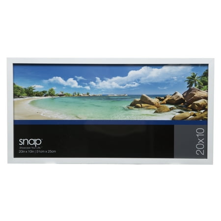 10x20 White Wood Wall Frame