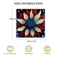 thumbnail image 3 of Fenyluxe Flower Americana Canvas Prints Wall Art Decor Ready To Hang - Home Room Decoration 12x12in, 3 of 6