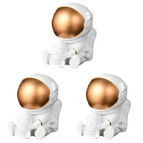 MLINS 3pcs Resin Astronaut Decor Delicate Astronaut Figurine Adorable Astronaut Ornament
