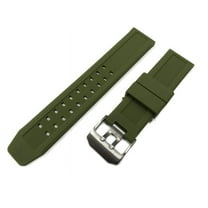23mm Replacement Rubber Watch Band Strap Fit Luminox Navy Seal EVO 3050 8800 3950 - Green