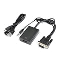 thumbnail image 1 of APICH Convertidor Vga A Hdmi Video + Audio, Adaptador Vga A Hdmi Video + Audio 1080p, 1 of 6