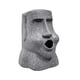 thumbnail image 1 of Caja de pañuelos de cabezas de Pascua, escultura de Moai, decorativa creativa, divertida, para coleccionables, organización de, 1 of 9