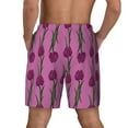 thumbnail image 3 of Xecao Tulips Flowers for Men's Swimming Trunks Swim Trunks Quick Dry Swim Shorts with Mesh Lining Funny Swimwear Bathing Suits, 3 of 9