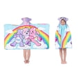 thumbnail image 1 of Toalla con capucha Care Bears Franco Kids, algodón suave, 60 x 120 cm, 1 of 8