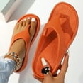 thumbnail image 5 of Shadoumai Women's Rhinestone Flip Flops with Comfort Arch Support Yoga Mat Cushion Sandals Fashion Summer Beach Travel Orthotic Walking Thong Sandles on Plantar Fasciitis Indoor Outdoor Shoes, 5 of 7