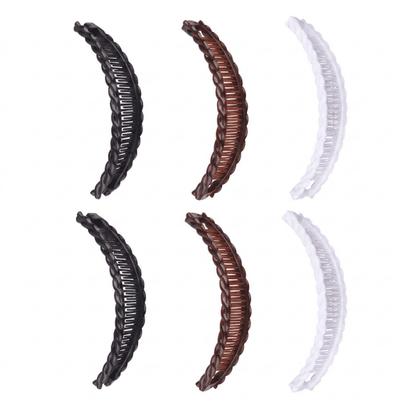 Hair Clips for Women (6-Pack), Banana Clips, Suitable for Thick/Thin Hair, Women's Hair Accessories