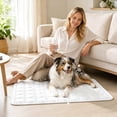 thumbnail image 5 of New Pet Cooling Mat for Dogs & Cats, Non- Long-Lasting Washable Portable Cooling Bed Blanket, Gray, XL 29 x 21 Inches, 5 of 5