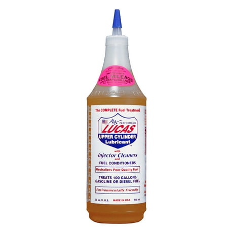 LUCAS OIL 10003 Fuel Treatment Quart (Best Anti Friction Oil Additive)