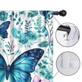 thumbnail image 4 of Blackout Kids Curtains,Butterflies and Leaves Pattern Childrens Insulated Curtains Set Of 2,Bedroom Essentials,Toddler Room Decor 52x63in(132x160cm), 4 of 4