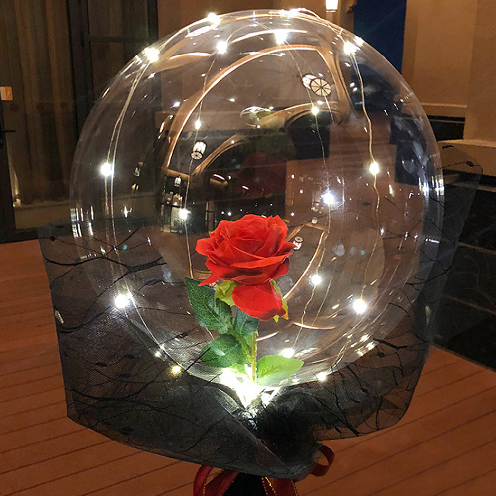 led luminous balloon rose bouquet led luminous balloon rose bouquet