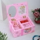 thumbnail image 5 of Caja de almacenamiento de joyas, caja de música rosa bailando música rosa, caja de música rosa, funcionamiento suave, 5 of 8