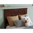 thumbnail image 2 of Pemberly Row Twin Coastal Solid Wood Panel Headboard in Walnut, 2 of 8