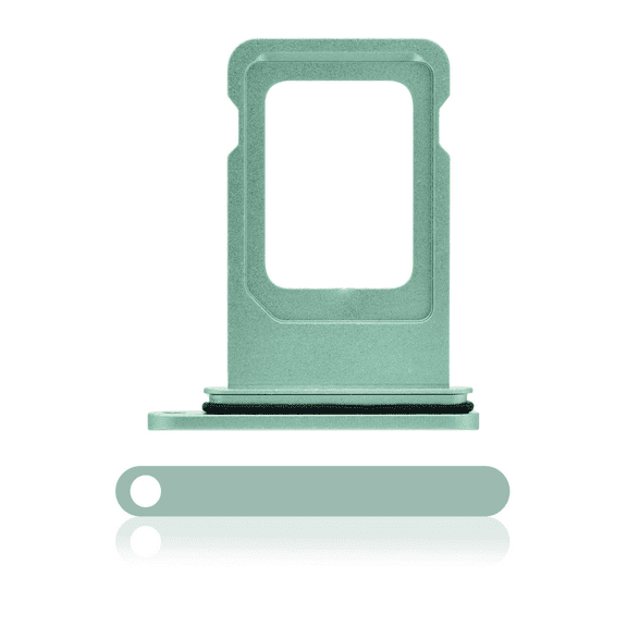 Replacement Dual Sim Card Tray Compatible For iPhone 11 (Green)