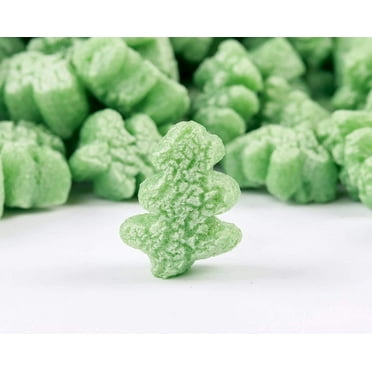 FunPak Plant Based Biodegradable Packing Peanuts 1.5 cu ft Bag Compostable Green Christmas Trees