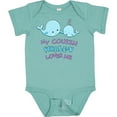 thumbnail image 3 of Inktastic My Cousin Whale-y Loves Me Boys or Girls Baby Bodysuit, 3 of 5