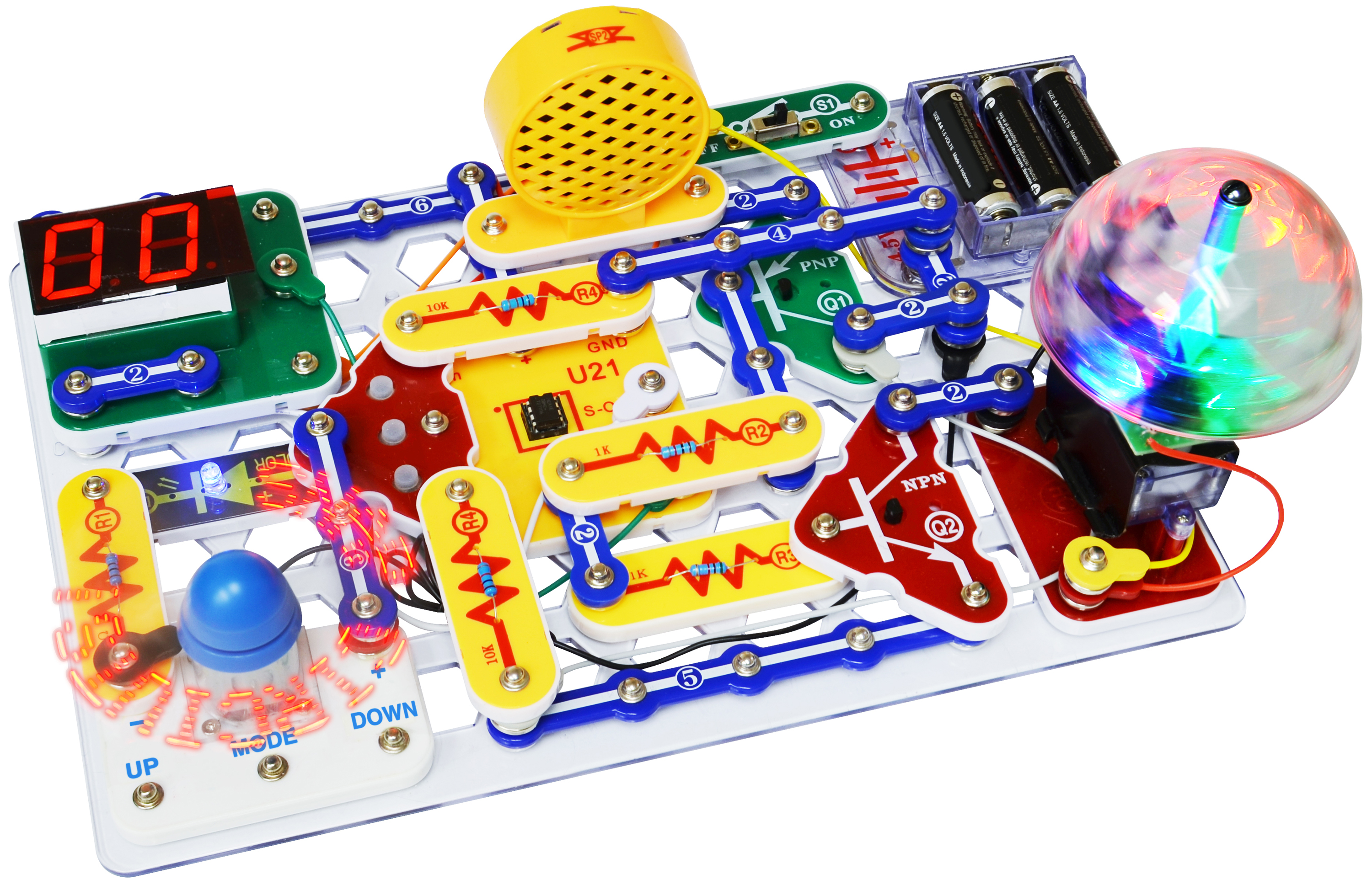 snap circuits arcade electronics discovery kit