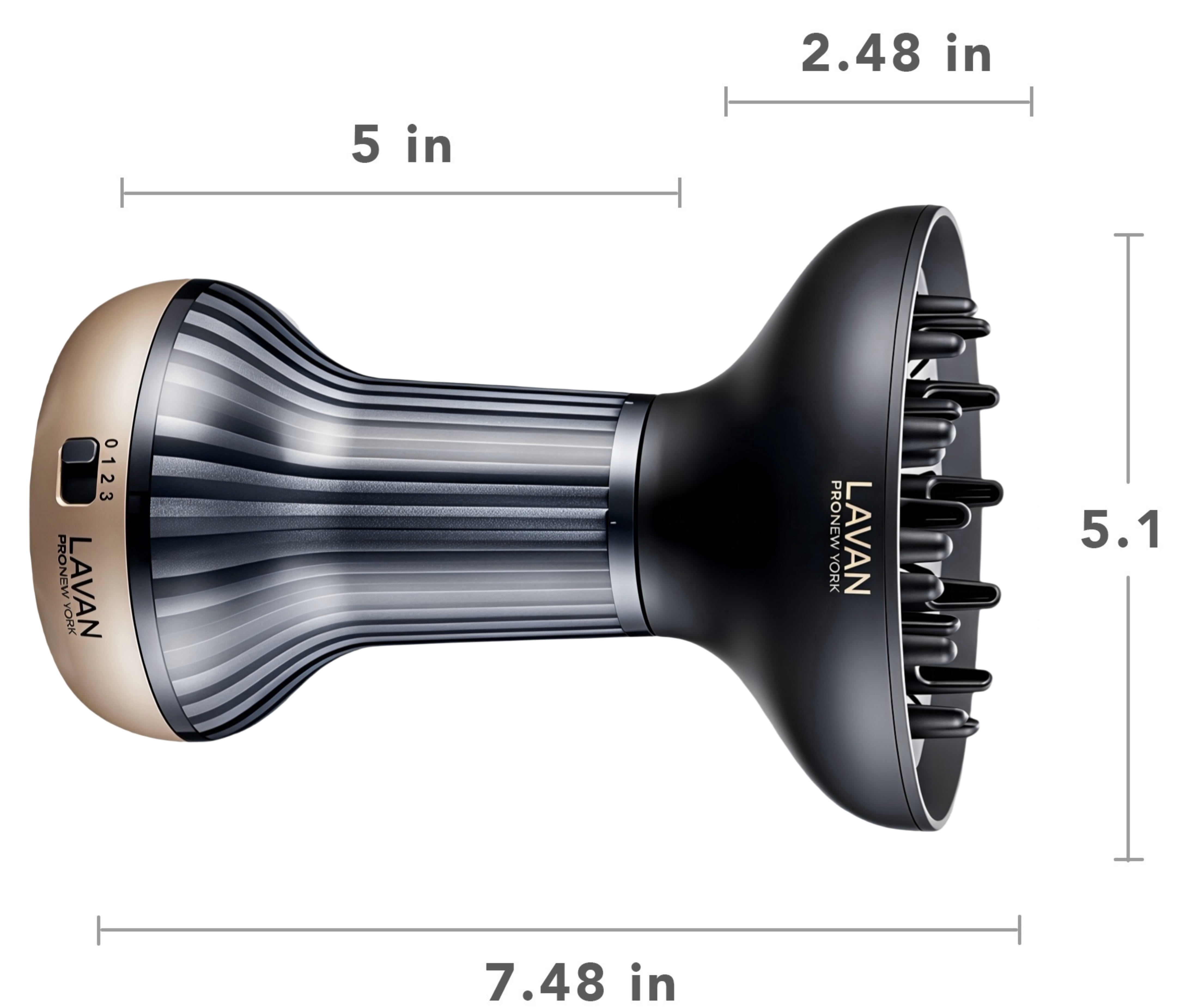 Diffuser Hair Dryer for Curly Hair – Ionic Technology Hair Dryer with Adjustable Heat & Speed Settings for Frizz-Free, Defined Curls,Lightweight Hair Dryer,Wavy And Curly Hair