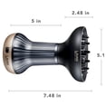 thumbnail image 4 of Diffuser Hair Dryer for Curly Hair – Ionic Technology Hair Dryer with Adjustable Heat & Speed Settings for Frizz-Free, Defined Curls,Lightweight Hair Dryer,Wavy And Curly Hair, 4 of 9