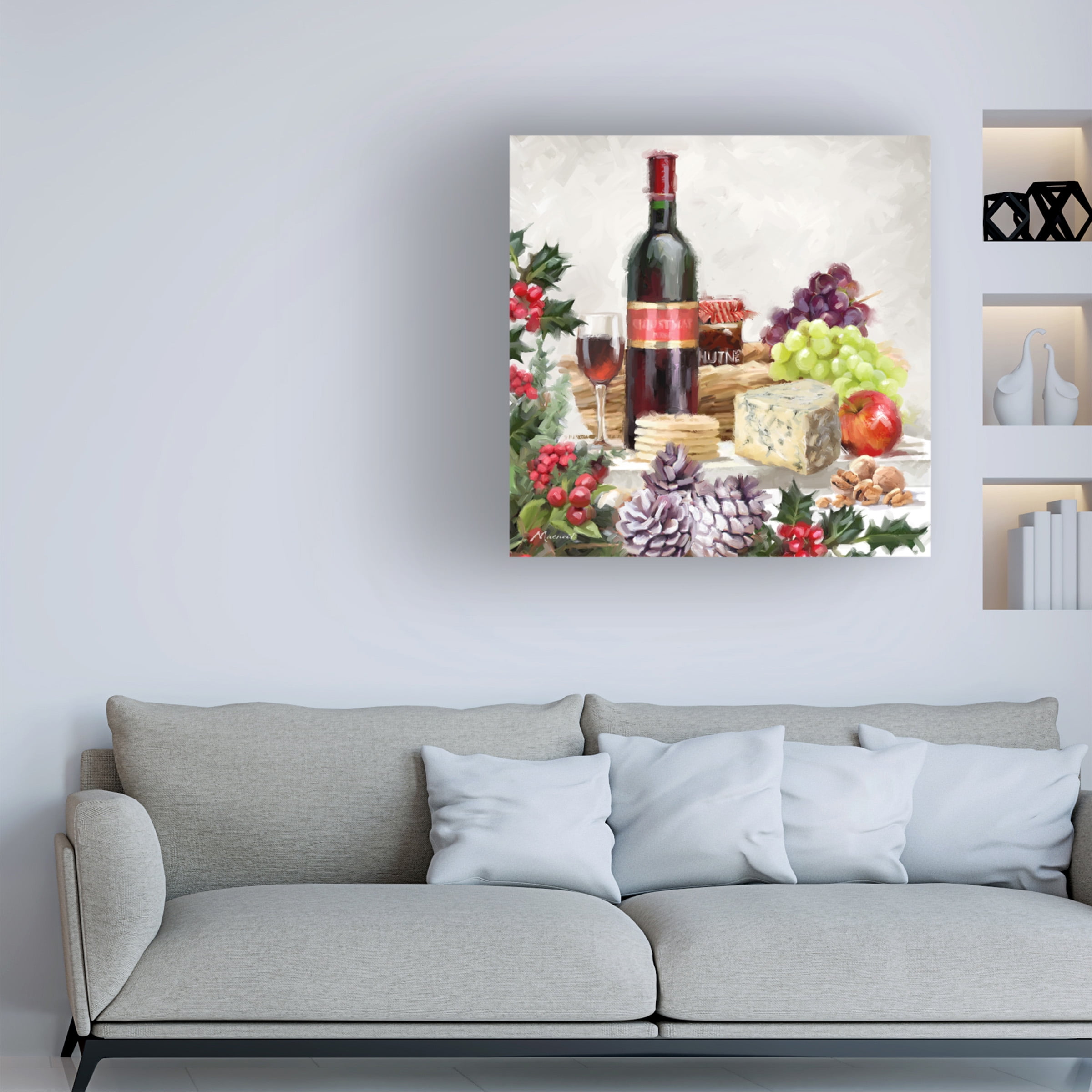 The Macneil Studio 'Xmas Food' Canvas Art