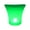 green light, variant on Convenient LED Ice Buckets Easy to Clean Ice Barrels Glowing Ice Tub Wine Cooler Ice Kegs PP for Entertaining