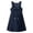 #02 Royal Blue, variant on School Dresses for Girls Sleeveless Uniform Jumper Dress Soft Crew Neck A-Line Trendy Dress for Girls Dark Green