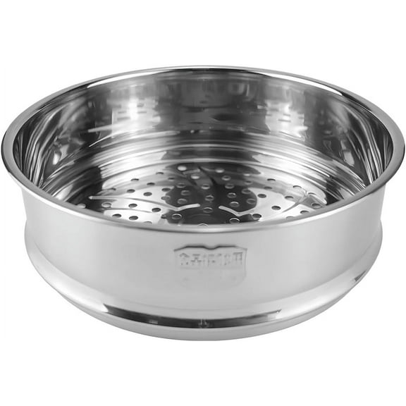 Stainless Steel Steamer 9 Inch Rice Cooker Steamer Basket Food Steamer for Rice Cooker Warming Kitchen Tableware (24cm)