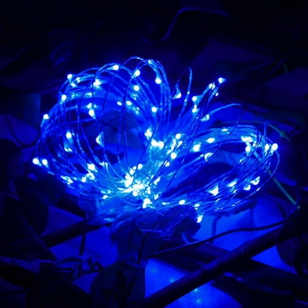 Noroomaknet Battery Operated Led String Lights For Bedroom Dorm Noroomaknet Battery Operated Led String Lights For Bedroom Dorm Outdoor Xmas Patio Decor 20 Leds 6 5ft Blue 1 Pack