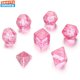 thumbnail image 2 of Juego de 7 piezas de dados de color rosa claro, D4, D6, D8, D10, D, porcentaje, D12, D20, Kit de dados poliédricos para DND, COC, TRPG, juegos de mesa para fiesta, 2 of 4