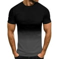 thumbnail image 2 of Xdzjlr T-Shirt Homme Couleur Assortie Base Manches Longues T-Shirts Amples Homme,TTG, 2 of 4