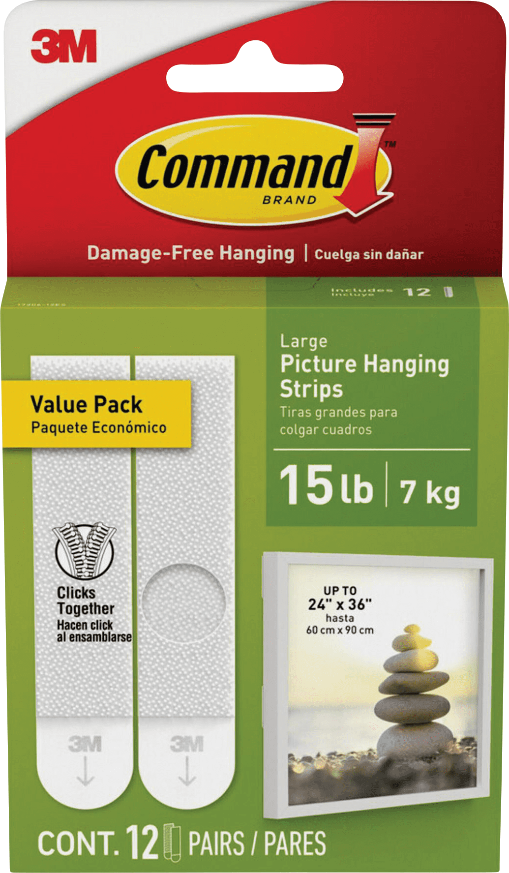 Command Picture Hanger Strips - Pack of 4 — Residential Use, Standard Application