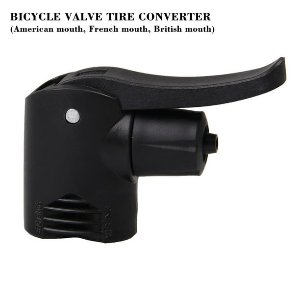 Bicycle Air Pump Nozzle Replacement Dual Heads Adapter E9 Pump Tyre