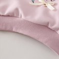 thumbnail image 4 of TOWED22 Toddler Girls 2 Piece Outfits Fall Clothes Knit Tulle Puff Sleeves Top and Flare Pants Set for Girl,Pink,2-3 Y, 4 of 9
