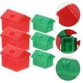 thumbnail image 4 of Miangastore 2 Sets Board Game House Props Rich Man Board Game Replacement House Hotel, 4 of 8