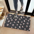 thumbnail image 2 of Black Christmas Snowman Pattern Door Rugs,Washable Non Slip Door Mats Indoor,Decorative Door Mats,Entry Mat Indoor for Entrance,Bedroom,Kitchen,Bathroom,16"x24", 2 of 6