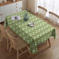 thumbnail image 2 of Green Bigfoot and Tree Pattern Rectangle Tablecloth 60"x84",Waterproof Polyester Rectangle Table Cloth, Wipeable Spillproof Polyester Tablecloth for Dining, Camping, Indoor and Outdoor, 2 of 5
