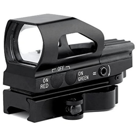 LIVABIT RD15B QD Quick Release Holographic Red Dot 4 Reticle Reflex Optics (Best Budget Reflex Sight Ar 15)