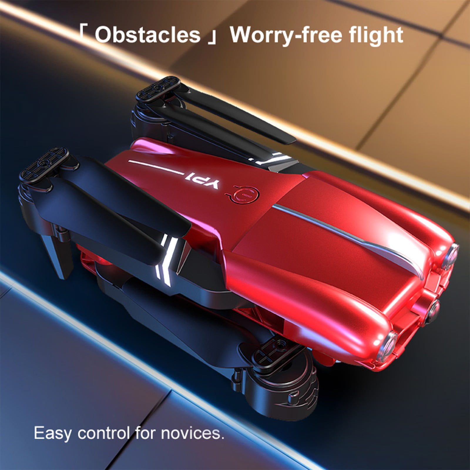 ESULOMP Drone with Dual 1080P HD FPV Camera Remote Control Toys Gifts for Boys Girls with Altitude Hold Headless Mode Start Speed Adjustment