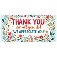 thumbnail image 2 of Colorful Design Thank You Banner Decorative Pattern Appreciation Sign for Office Event Employee Recognition Party Decoration, 2 of 7
