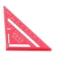 thumbnail image 2 of Triángulo de carpintería Aleación de aluminio Pintura electroforética Escala transparente Triángulo Escuadra de carpintero Rojo, 2 of 12