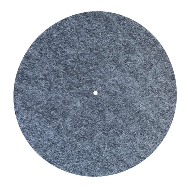 MesaSe 3MM Thick Anti-Static Felt Platter Turntable Mat Anti-Vibration Slipmat Audiophile For LP Vinyl Record Players