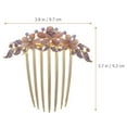 thumbnail image 4 of MEIBUTYUP Rhinestone Flower Hair Comb for Women, Decorative Alloy Hair Accessory for Weddings, Parties, and Special Occasions, 4 of 6