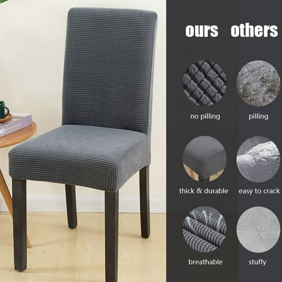Ruiboury 4pack/lot Breathable Chair Covers For Dining - Ambiance Of Meals Chair Cover For Home Durable Celestine blue 1 Pc