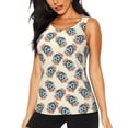 thumbnail image 1 of Balery 70s Disco Ball Camiseta sin mangas estampada ligera para mujer, tops de entrenamiento sin mangas, camisetas de yoga transpirables de secado rápido.-Medium, 1 of 7