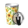 thumbnail image 2 of PAYOHTO Sunflower Patternhand Painted Insulated Stainless Steel Tumbler 12 oz Thermos Come with Straw Kids Leak-Proof Travel Mug Cup, 2 of 7
