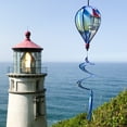 thumbnail image 2 of In the Breeze 0987 — Coastal Lighthouse Hot Air Balloon - 6 Panel Spinning Balloon - Outdoor Hanging Decoration, 2 of 6