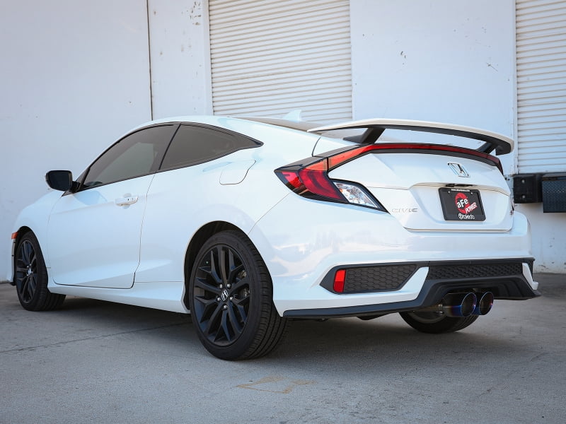 aFe POWER Takeda Exhaust System, 49-36620-L, for Honda Fits select: 2017-2020 HONDA CIVIC SI